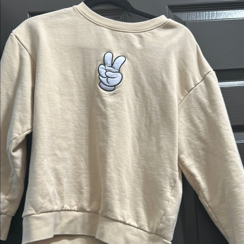 Disney Mickey peace sign sweater